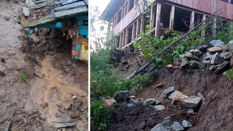 उत्तरकाशी के नुराणु गांव में बादल फटा, कई घरों को नुकसान