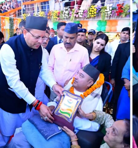 उत्तराखंड: सीएम धामी ने की बड़ी घोषणाएं — आंदोलनकारियों और आश्रितों की पेंशन में बढ़ोतरी, शहीदों को हेलिकॉप्टर से दी श्रद्धांजलि