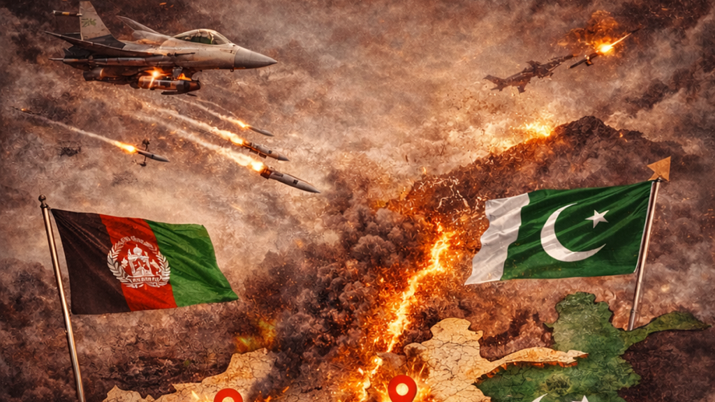 पाक-अफगान युद्ध: ‘ऑपरेशन गजब लिल-हक’ का आगाज़, हवाई हमलों से दहला काबुल और कंधार