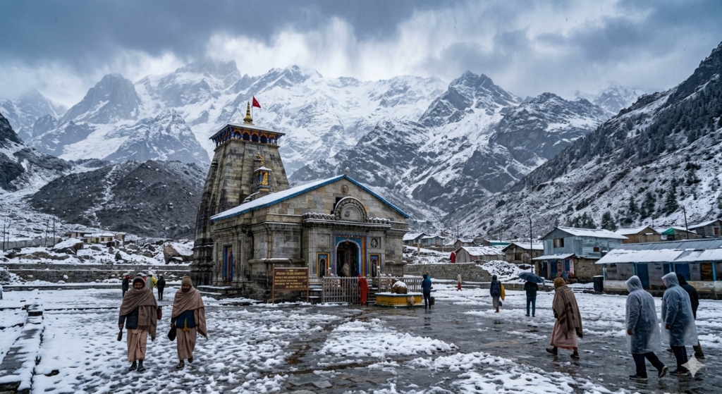 उत्तराखंड में कुदरत का करिश्मा: अप्रैल की बर्फबारी ने लौटाई ‘जनवरी वाली’ ठंड, ओलावृष्टि और अंधड़ को लेकर येलो अलर्ट जारी