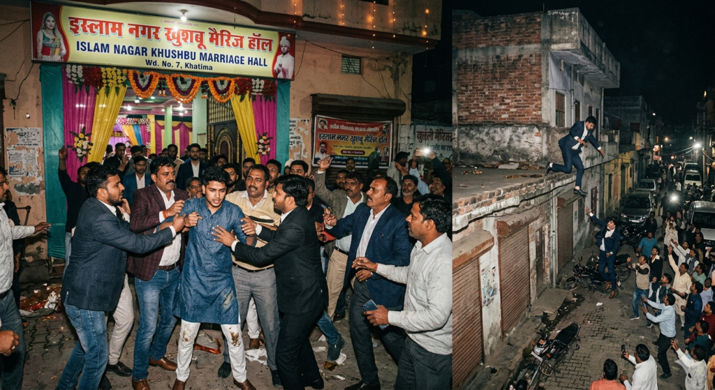 लालच की वेदी पर टूटा पिता का दिल: खटीमा में निकाह के दौरान दहेज और मेहर पर बवाल, सदमे से मौत; बाराती पीटे